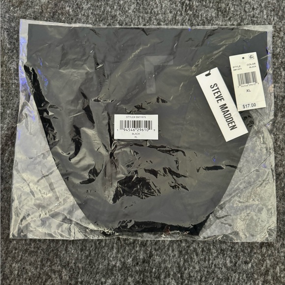 Steve Madden women’s mesh high-leg bikini underwear. XL Black - Picture 3 of 5